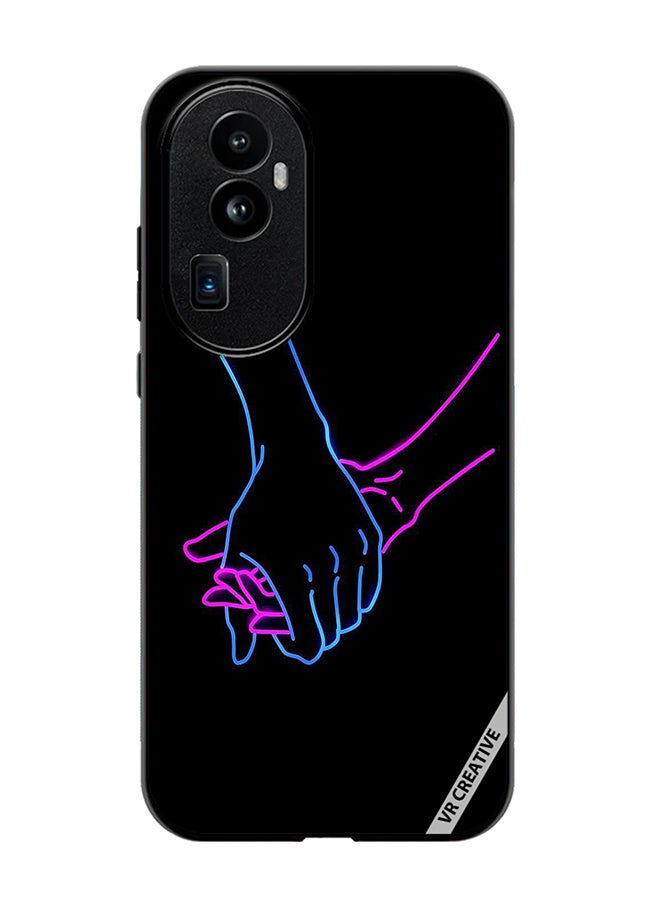 VR CREATIVE Protective Case Cover For Oppo Reno 10 Pro Plus Hands Design Multicolour - Image 1