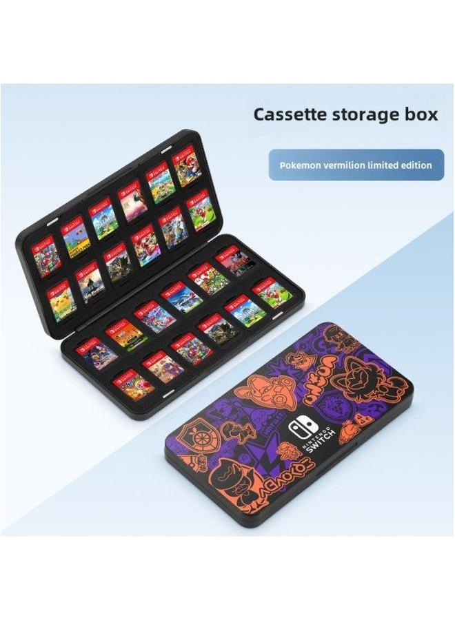 Direct Nintendo Switch Game Card Storage Box Cartridge Holder Colorful Patterned Switcholed Case-Model:Baokemeng Zhu Zi "Magnetic 』 - Image 1