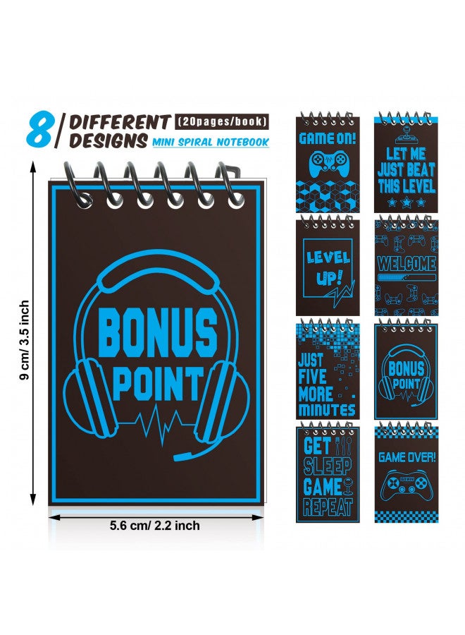 Epakh 24 Pieces Gaming Mini Notepads Video Game Notebooks Gamer Notebooks for Video Gaming Themed Birthday Party Favor Supplies Teacher Classroom Supplies - Image 2
