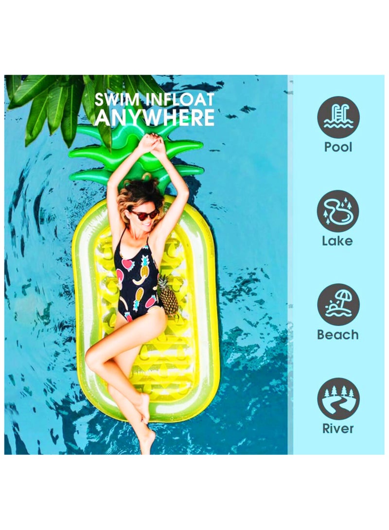 ECVV Inflatable Pool Float, Inflatable Raft Pool Floats for Summer, Pool Lounger, Pool Accessories, Lake Floats & Pool Toys, Fun Swimming Tools for Pool Lake Beach Party - Image 5