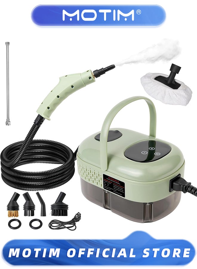 Handheld Steam Cleaner 1600w High Pressure Steamer for Cleaning Multipurpose Steam Cleaner for Home with 3 Brushes Portable Steam Cleaning Machine for Car & Kitchen & Furniture & Grout & Tile
