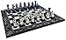 HPL Medieval Times Crusades Blue and White Armored Maltese Knights Chess Set with 17 Board - Image 4
