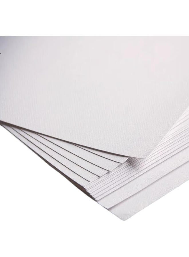 CANSON ورق كانسون للرسم بالألوان المائية 4K متوسط الخشونة، ورق رسم احترافي لطلاب الفن، المبتدئين، ورق رسم سميك للرسم، 4K 200G، 10 ورقات/عبوة، رسم فني - Image 1