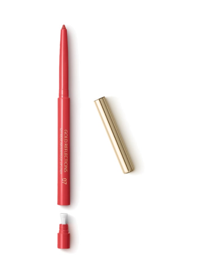 KIKO MILANO Gold Reflections 12H Wear Waterproof Lip Liner  - Image 3