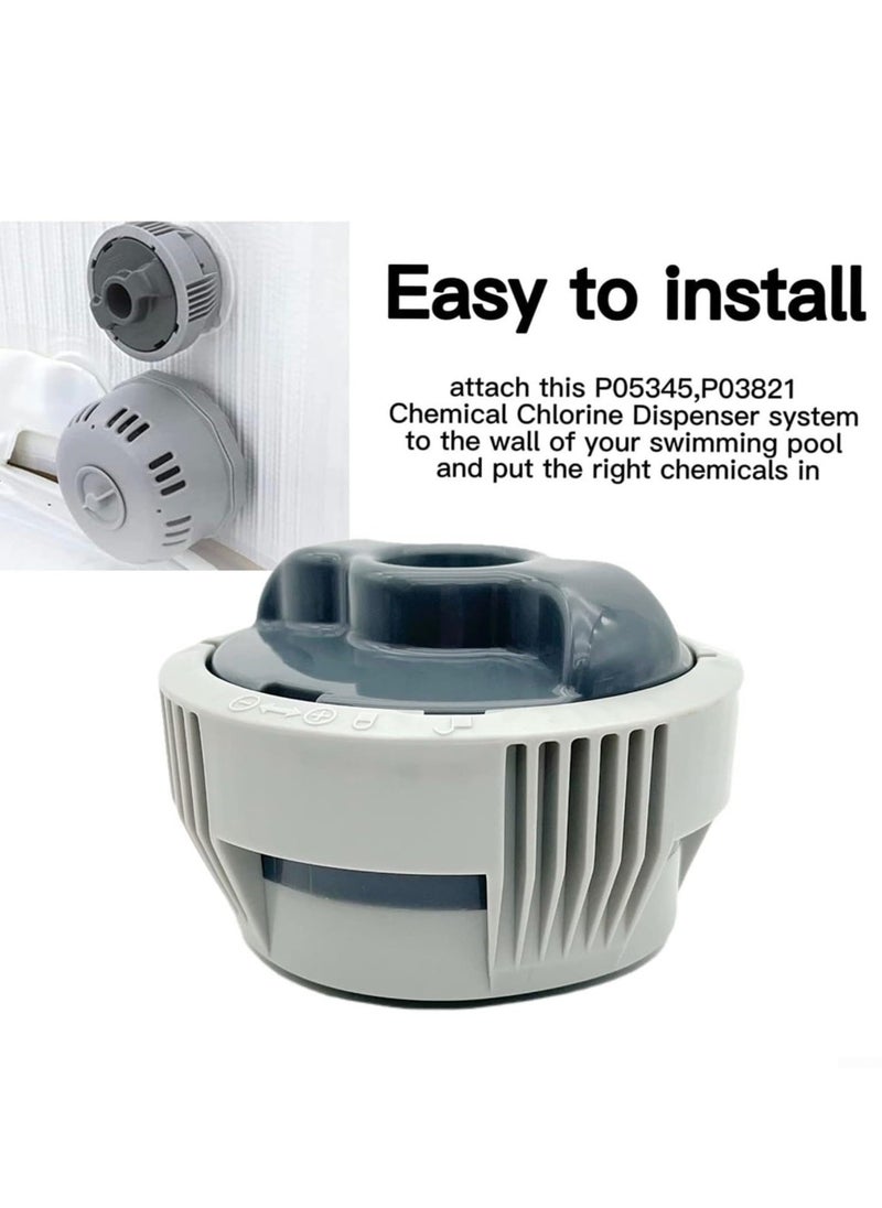 Excefore Chlorine Dispenser System for Lay-Z-Spa and Whirlpool Spas, Compatible with Models P05345 & P03821, Secure and Even Chemical Distribution, Ideal for Hot Tub Water Maintenance  - Image 2