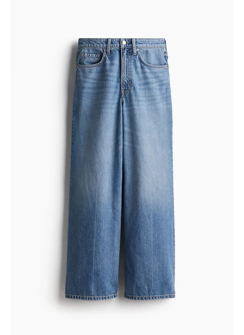 اتش اند ام Petite Length Feather Soft Wide Ultra High Jeans