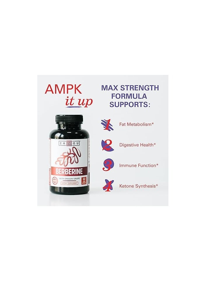 تشو نيوتريشن بربارين مع عنب أوريغون - 60 كبسولة 500 ملغ - Image 2