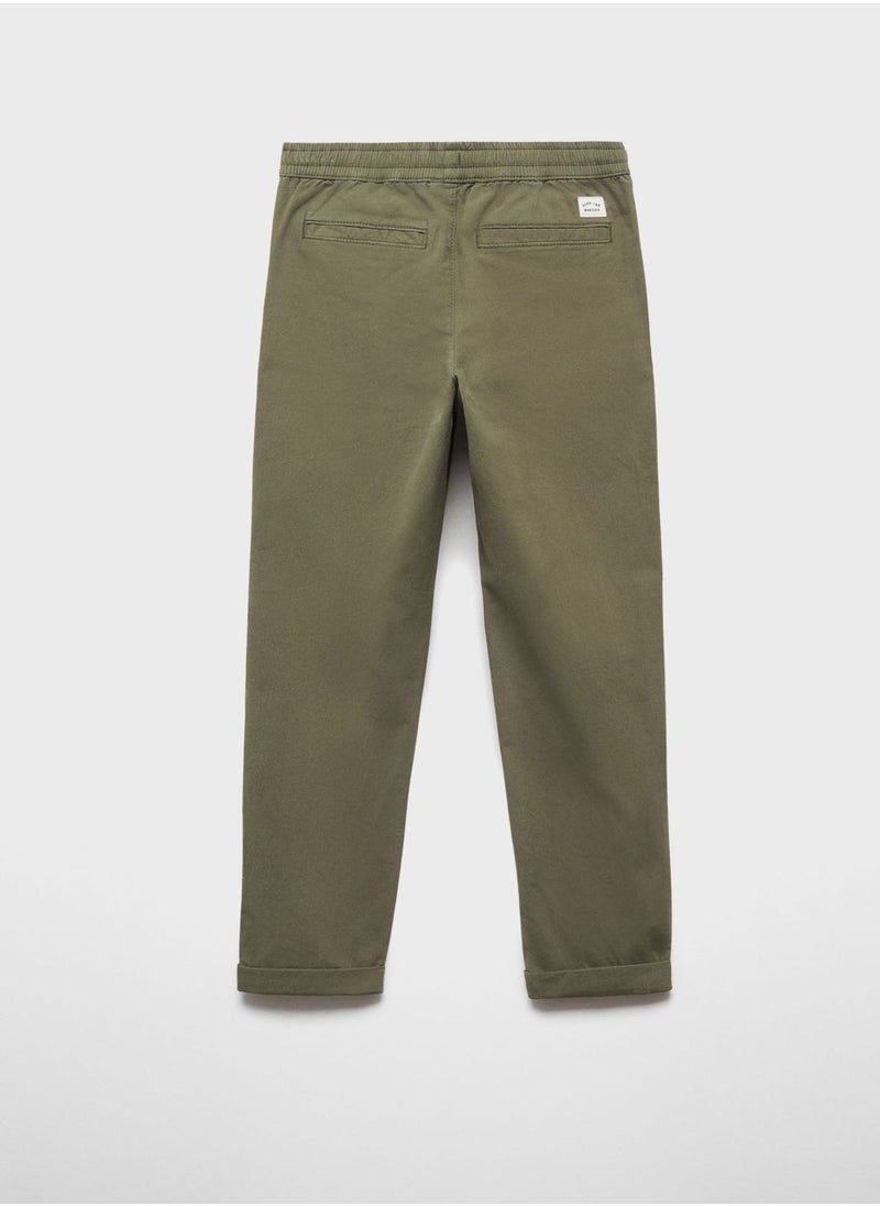 MANGO - Kids Drawstring Trousers - Image 1