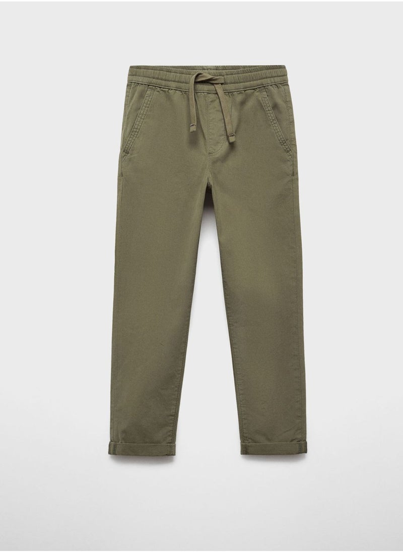 MANGO - Kids Drawstring Trousers - Image 1