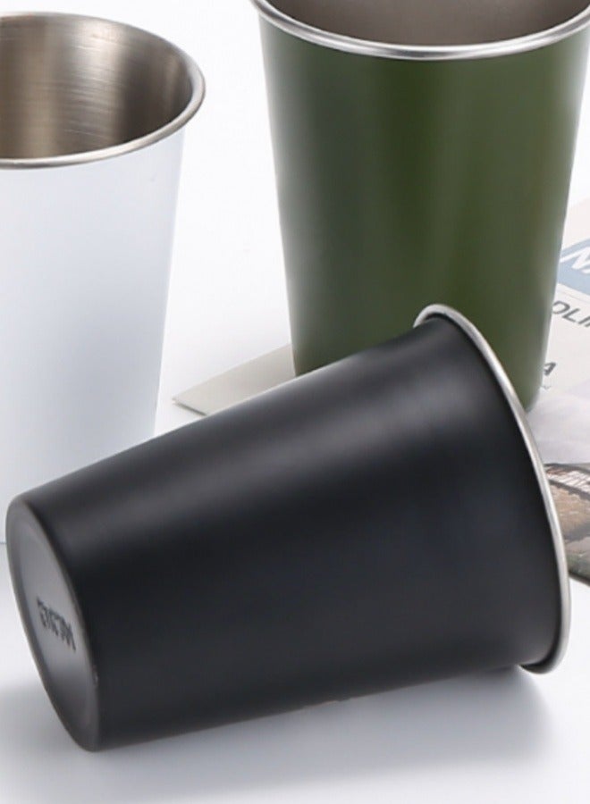Stainless Steel Stemless Wine Glass, Heat Insulated, Spill-proof, Travel-friendly, Fun Cocktail Drinkware 500ML - Image 4
