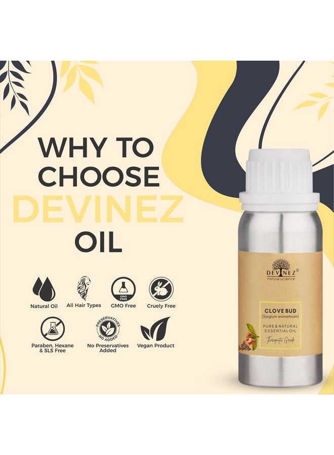 Devinez Clove Bud Essential Oil, 100% Pure, Natural & Undiluted, 250ml in Anodized Aluminum Bottle - Image 4