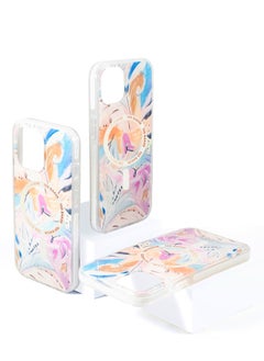 Ted Baker TED BAKER iPhone 14 Pro - MagSafe Anti-Shock Art Print Fashion Case  - Image 4