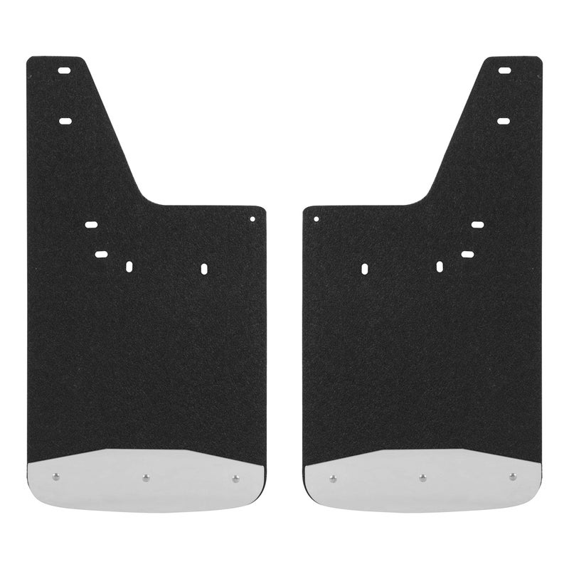 LUVERNE 250932 Front 12Inch x 23Inch Textured Rubber Mud Guards Select Dodge Ram 1500 2500 3500 4500 5500 2 Flaps - Image 2