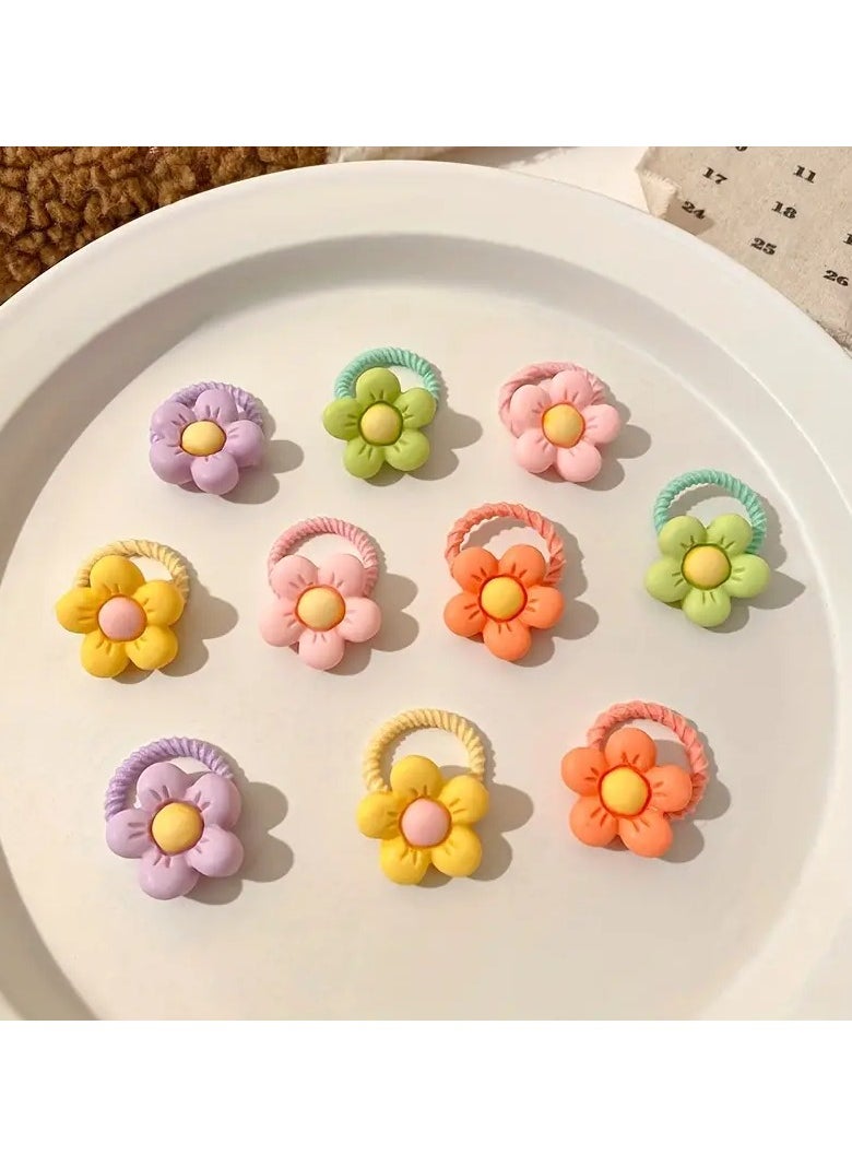 10pcs Girls Hair Ties, Cute Flower Decor Hair Rope, Hair AccessoriesGift - pzsku/ZFB1B7723951EC2C2EC14Z/45/_/1734441191/d6ab3bb2-c7f5-4f1b-abc2-859ecf987656