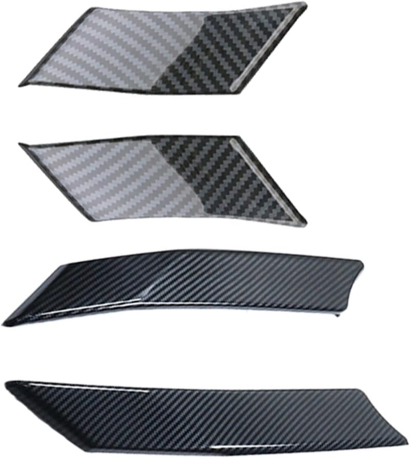 DEMULAX Carbon Fiber A C Pillar Post Stickers for Toyota RAV4 - Image 1