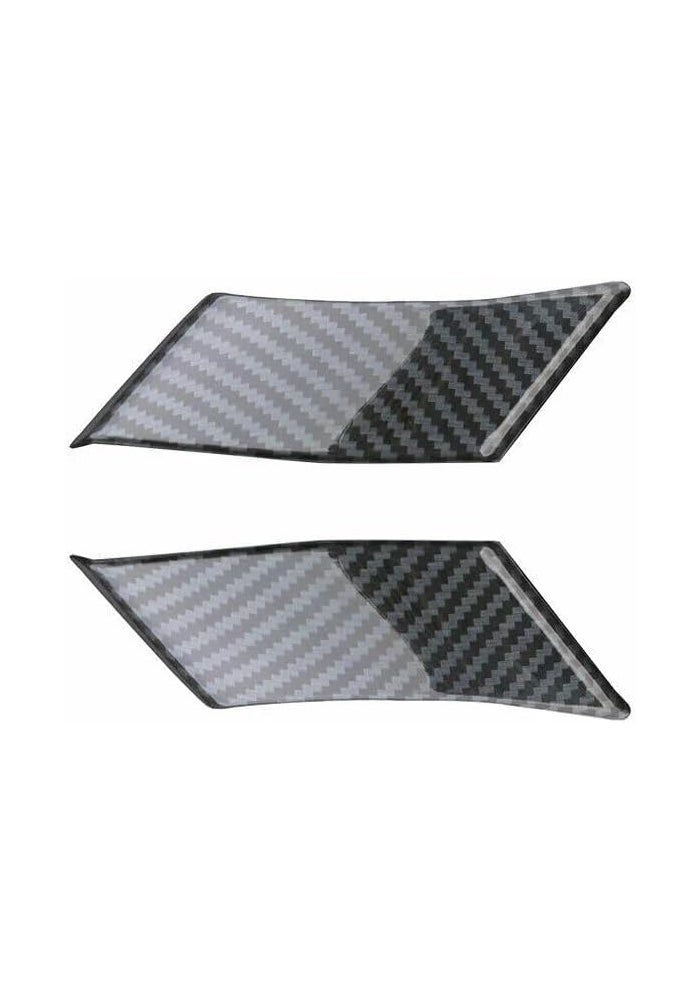 DEMULAX Carbon Fiber A C Pillar Post Stickers for Toyota RAV4 - Image 2