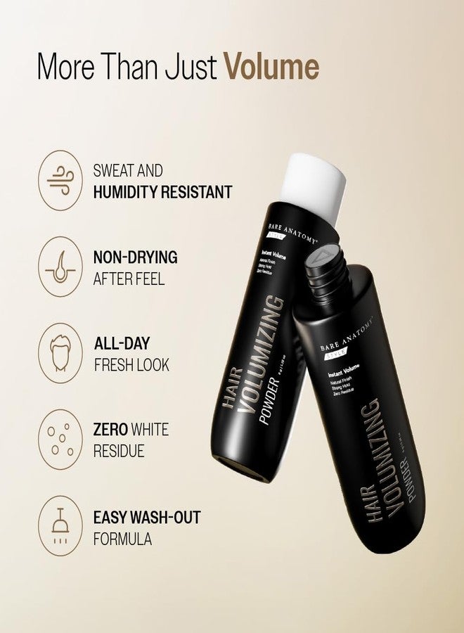 Bare Anatomy Hair Volumizing Powder for Men| Lightweight Hair Powder for Fine & Flat Hair | Instant Volume, Strong & Long Lasting Hold | Sweat Resistant, Non-Sticky, Non-Drying & Easy to Wash | 8gm - Image 5