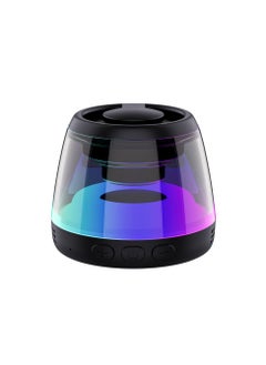 Healife Portable Wireless Bluetooth Speaker with Magnetic Base, RGB Lighting, USB Rechargeable 600mAh Battery, Phone Holder, TWS Pairing, Compact Stereo Speaker for Gaming & Music  - Image 1
