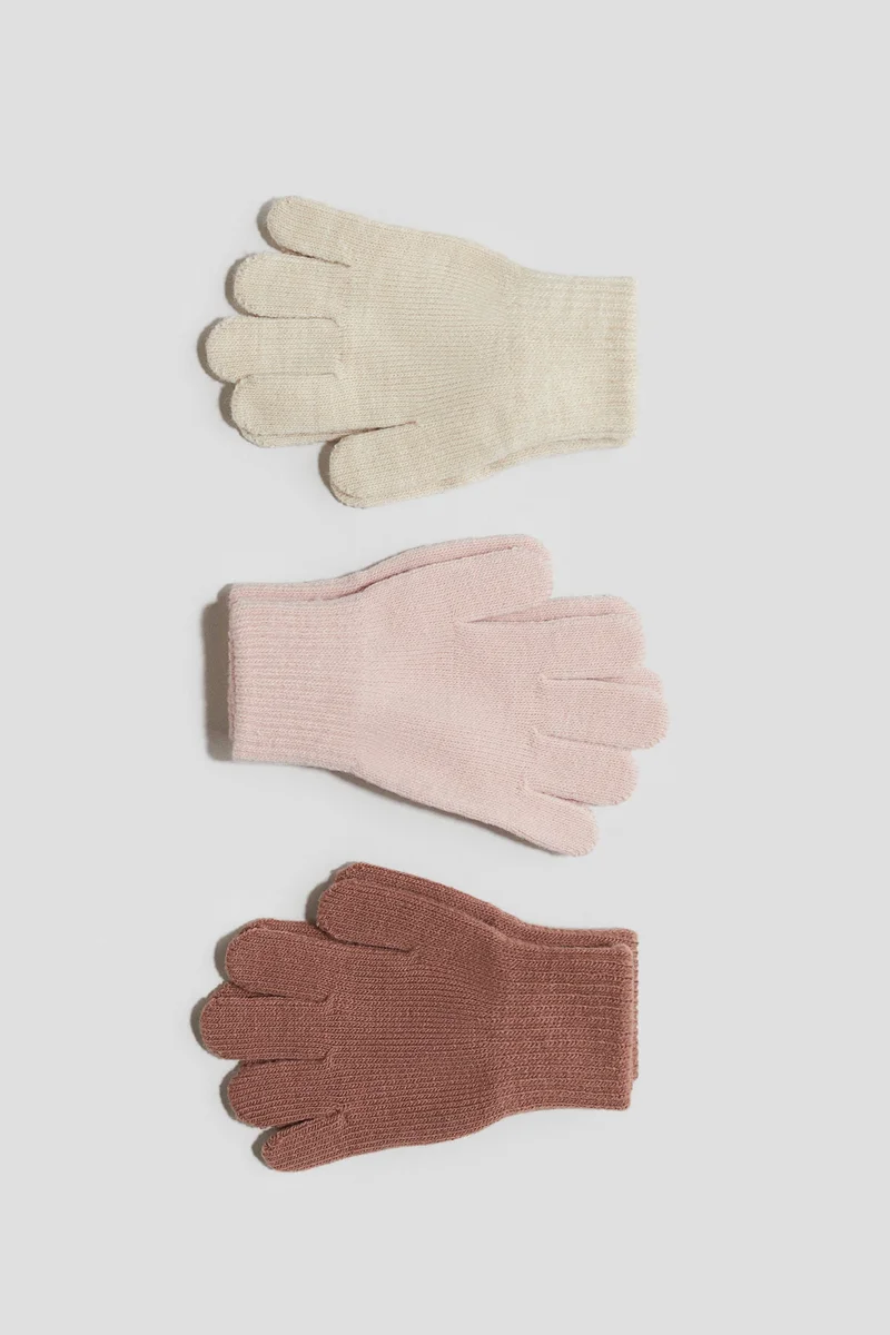 H&M 3-pack gloves