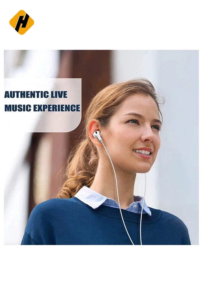 Earbuds/Headphone with Lightning Connector(Built-in Microphone & Volume Control) in-Ear Stereo Headphones Headset Compatible with iPhone 12/SE/11/X/8 7-All iOS System[Apple MFi Certified]Plug and play