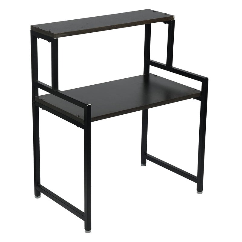 Palomino Palomino 2 Layer Microwave OTG Rack Multipurpose Kitchen Rack Storage Rack for Home Office Shop Utensils Storage CabinetOrganizer Oven StandHolder Material Iron Color Brown  - Image 3