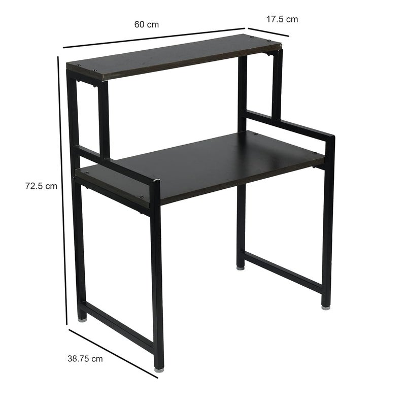 Palomino Palomino 2 Layer Microwave OTG Rack Multipurpose Kitchen Rack Storage Rack for Home Office Shop Utensils Storage CabinetOrganizer Oven StandHolder Material Iron Color Brown  - Image 4