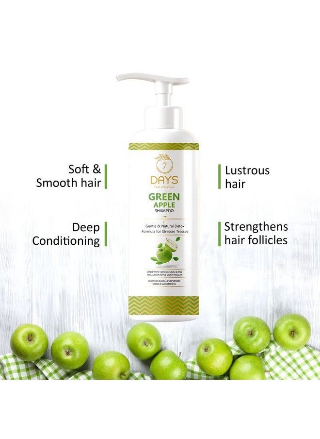 7 Days Green Apple Fresh Daily Purifying Shampoo Shine & Gloss Shampoo For Glossy Healthy Hair 200Ml  - Image 4