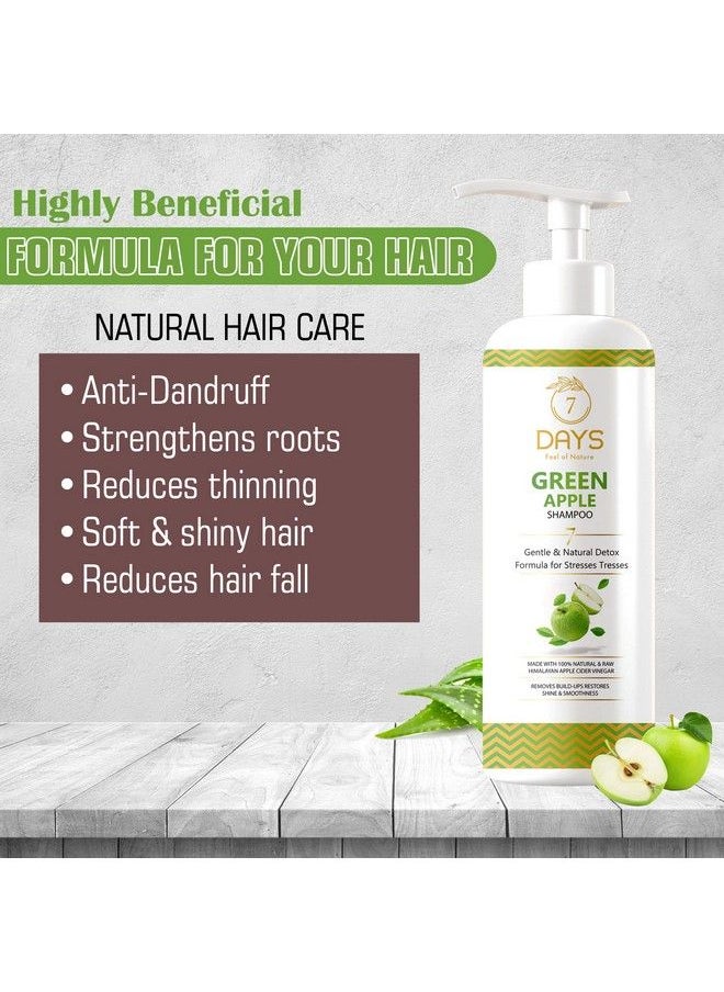 7 Days Green Apple Fresh Daily Purifying Shampoo Shine & Gloss Shampoo For Glossy Healthy Hair 200Ml  - Image 5