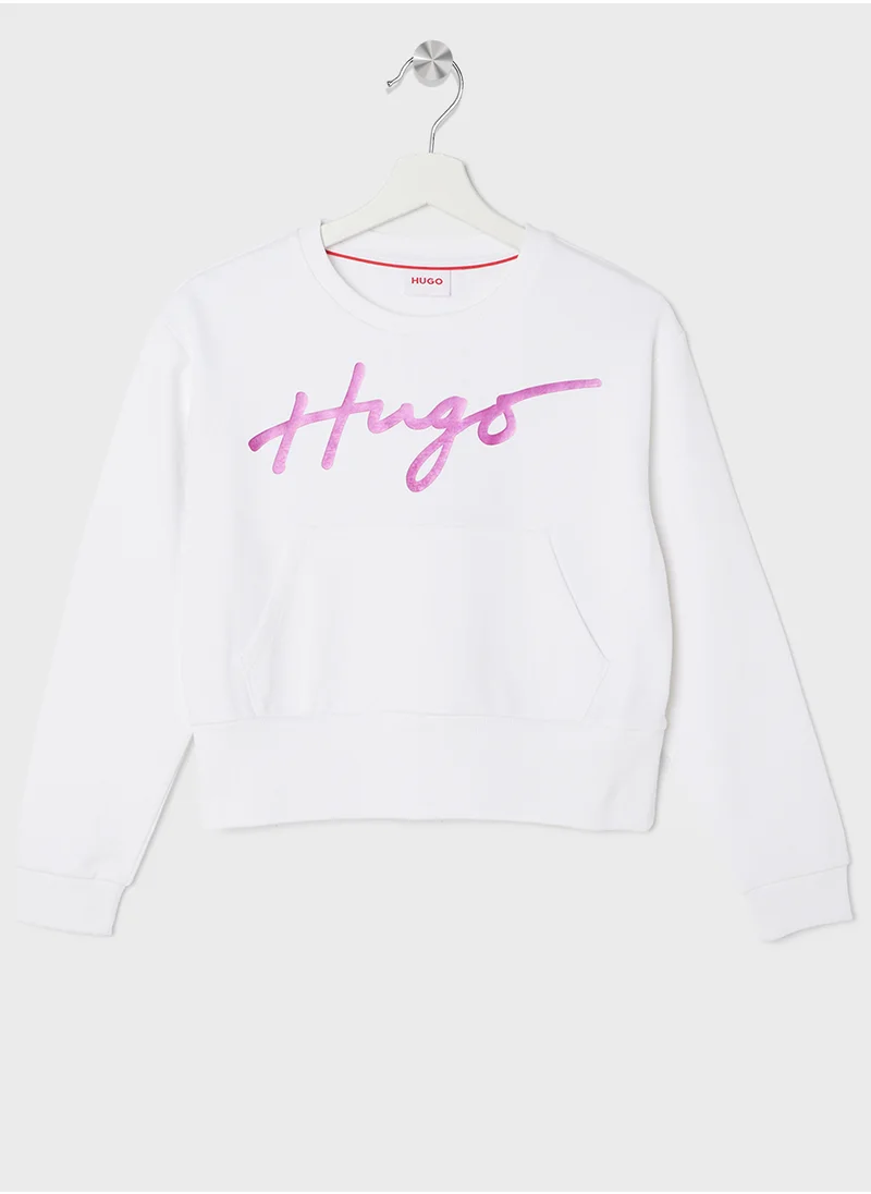 HUGO Kids Logo Sweatshirt