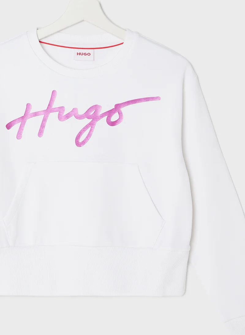 HUGO Kids Logo Sweatshirt