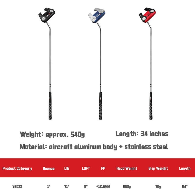 PGM Golf Putter, Aircraft-Grade Aluminum, Ultra-Low Center of Gravity, High Tolerance Putter - Image 5