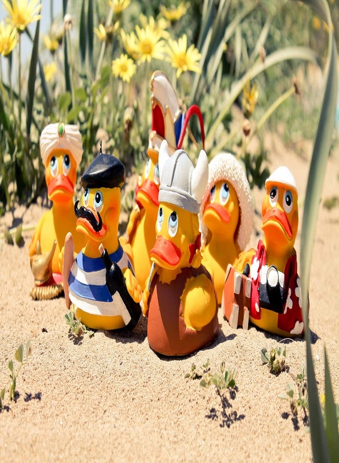 LANCO Row Boat Rubber Duck Bath Toy | All Natural, Organic, Eco Friendly, Squeaker | Imported from Barcelona, Spain - Image 5