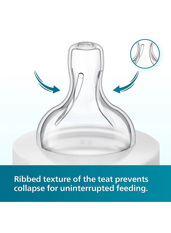 Philips Avent Anti Colic Feeding Bottle For Babies 1+ Month | 260ml | Pack of 1 | BPA Free |Newborn Flow Rate | Secure Latch| SCY103/10 - Image 2