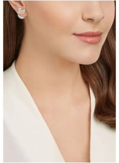 Generic Iconic Crystal Studded Swan Themed Stud Earrings  - Image 3