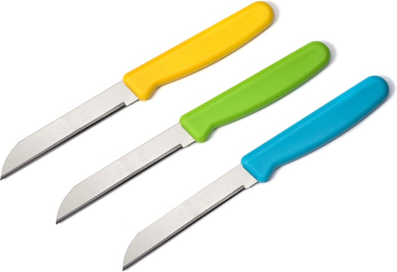 Alfi All-Purpose Knives Aerospace Precision Pointed Tip - Home And Kitchen Supplies - Serrated Steak Knives Set | Made in USA (Multicolor) - Image 2