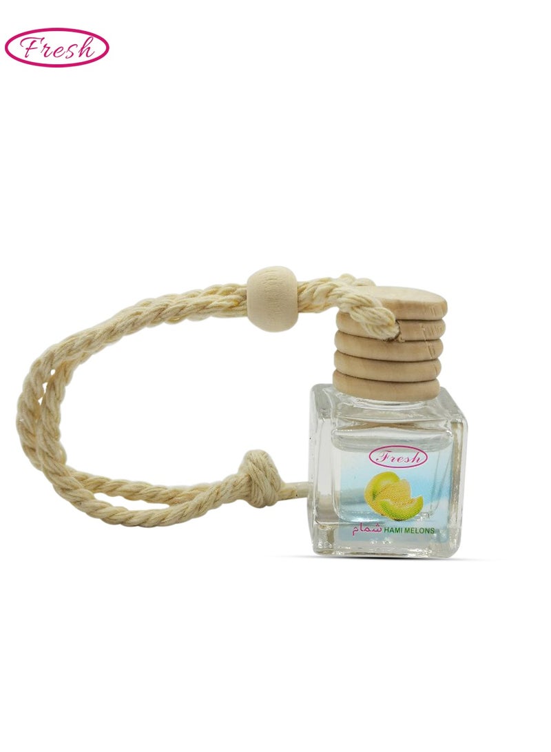 FRESH Hami Melons Car Air Freshener - Hanging Perfume Diffuser - Image 1