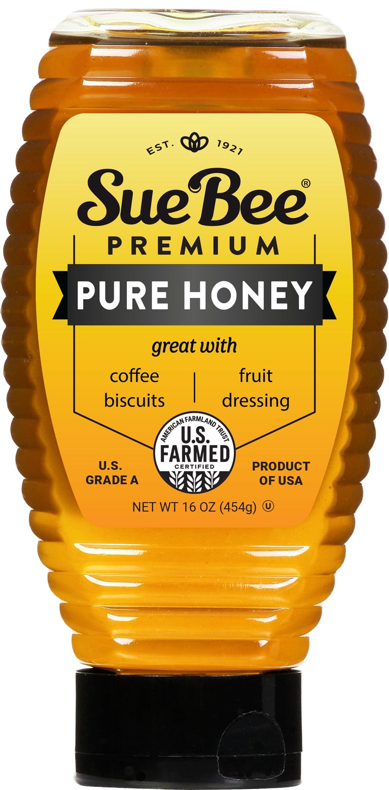 Sue Bee Pure Premium Honey From USA Beekeepers 16 Ounce - Image 3