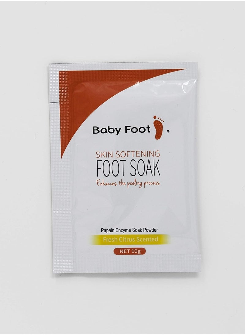Baby Foot Baby Foot Spa Bundle - Original Exfoliant Foot Peel + 2 Foot Soaks and 1 Foot Scrub - Baby Feet Smoothening Foot Peel, Soak and Scrub - Citrus scent - Baby Soft Foot Exfoliation Bundle Set  - Image 3