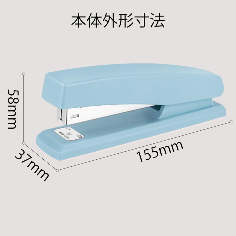 Deli Stapler, Desktop Stapler, Office Stapler, 25 Sheet Capacity, Includes 1000 Staples and Staple Remover, Blue - Image 3