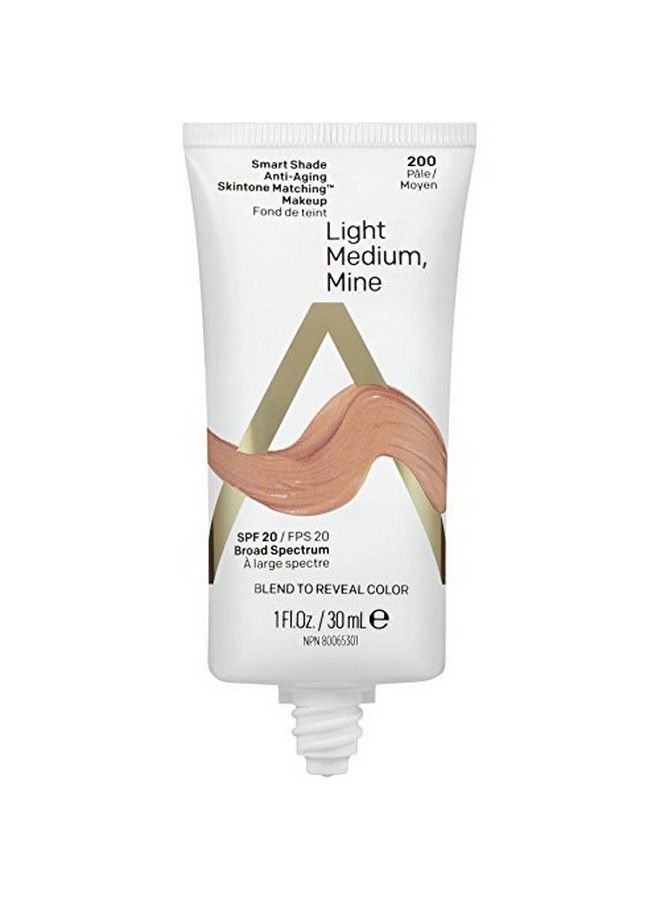 Almay Smart Shade Antiaging Skin Tone Matching Makeup Light Medium/200 1 Fluid Ounce - Image 4