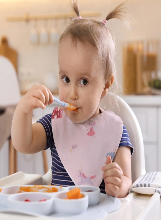 MON AMI 100% Cotton Chateau Magique 2-Pack Bib Set | Soft Terry Cloth Bibs with Adjustable Snap | Solid Design for Drooling, Teething & Mealtime | Cute Baby Essentials for Boys & Girls - Image 3