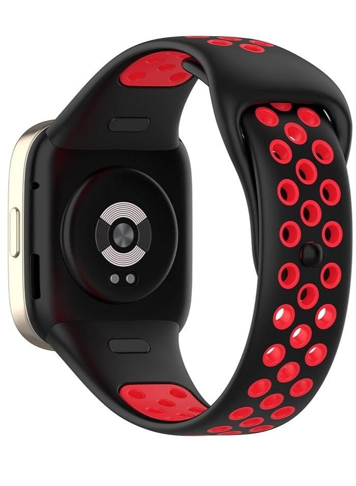 Strap For Xiaomi Redmi Watch 3 / Xiaomi Mi Watch Lite 3, [Breathable] Soft Silicone Strap, Two Tone Band, Silicone Replacement Strap - Image 3