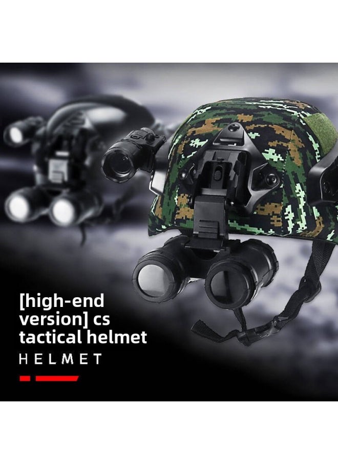 Children's Telescope Police Lights Infrared Direct COS Peripheral Toys Full Set Of Small Special Police Helmets Wholesale-Color:7 Accessories-double Barrel  - Image 2