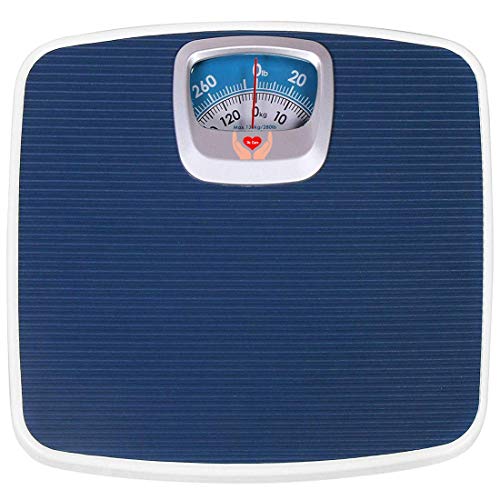 Dr. Care Mechanical Weighing Scale, Accurate and Reliable Weight Measurement upto 130 kg Maximum weight capacity Bloue Color Blue - Image 1