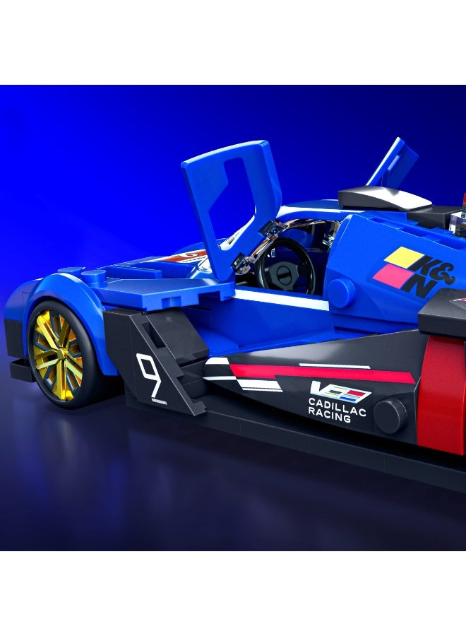 Mattel Brick shop مجموعة بناء سلسلة السرعة، سيارة كاديلاك مشروع GTP هايبركار مع 236 قطعة، تفاصيل واقعية وملصقات مخصصة، لجمعها من قبل البالغين والأطفال من عمر 10 سنوات فما فوق - Image 5