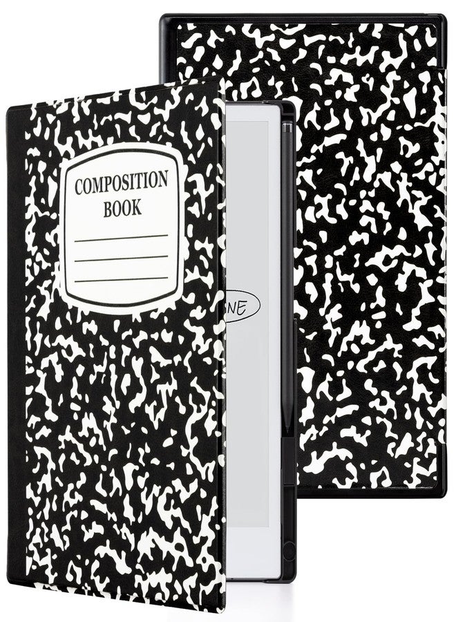 CoBak Case for Remarkable 2 Paper Tablet - Lightweight and Protective Book Folio Cover with Built-in Pen Holder - for 10.3" 2020 Released, Black Notebook - Image 2