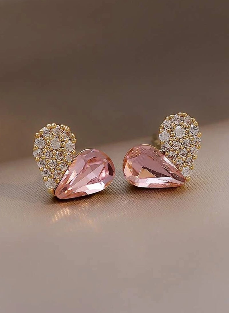 إيكوال حلق اذن نسائي صغير بتصميم أنيق مرصع بالزركون عالي الجودة - Image 5