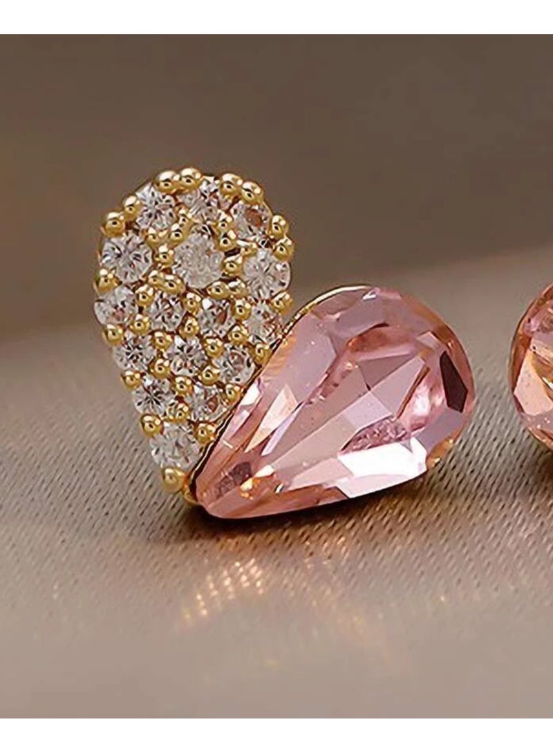 إيكوال حلق اذن نسائي صغير بتصميم أنيق مرصع بالزركون عالي الجودة - Image 4