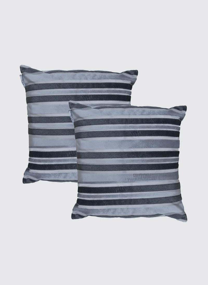 دوناتيلا غطاء وسادة، 45 × 45 سم (18 × 18 بوصة) قطعتان من أكياس الوسائد المزخرفة بدون حشو مع فن تجريدي جميل لسرير الأريكة وغرفة المعيشة والأريكة، سرير النهر