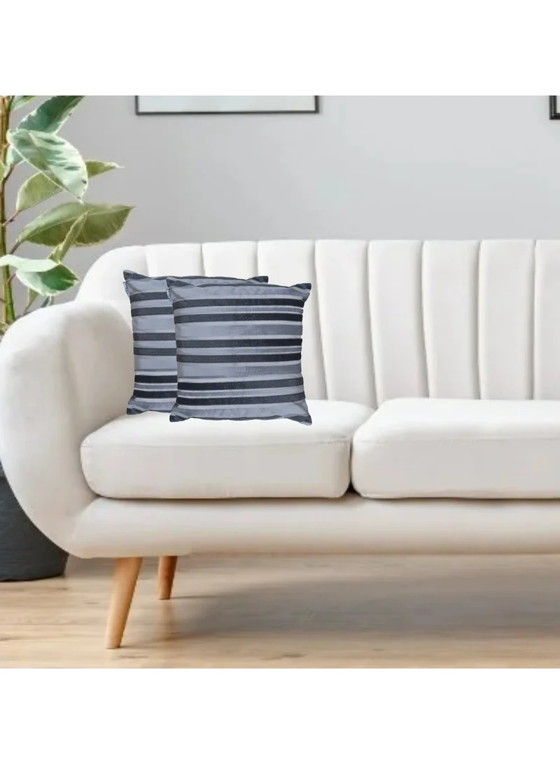 دوناتيلا غطاء وسادة، 45 × 45 سم (18 × 18 بوصة) قطعتان من أكياس الوسائد المزخرفة بدون حشو مع فن تجريدي جميل لسرير الأريكة وغرفة المعيشة والأريكة، سرير النهر
